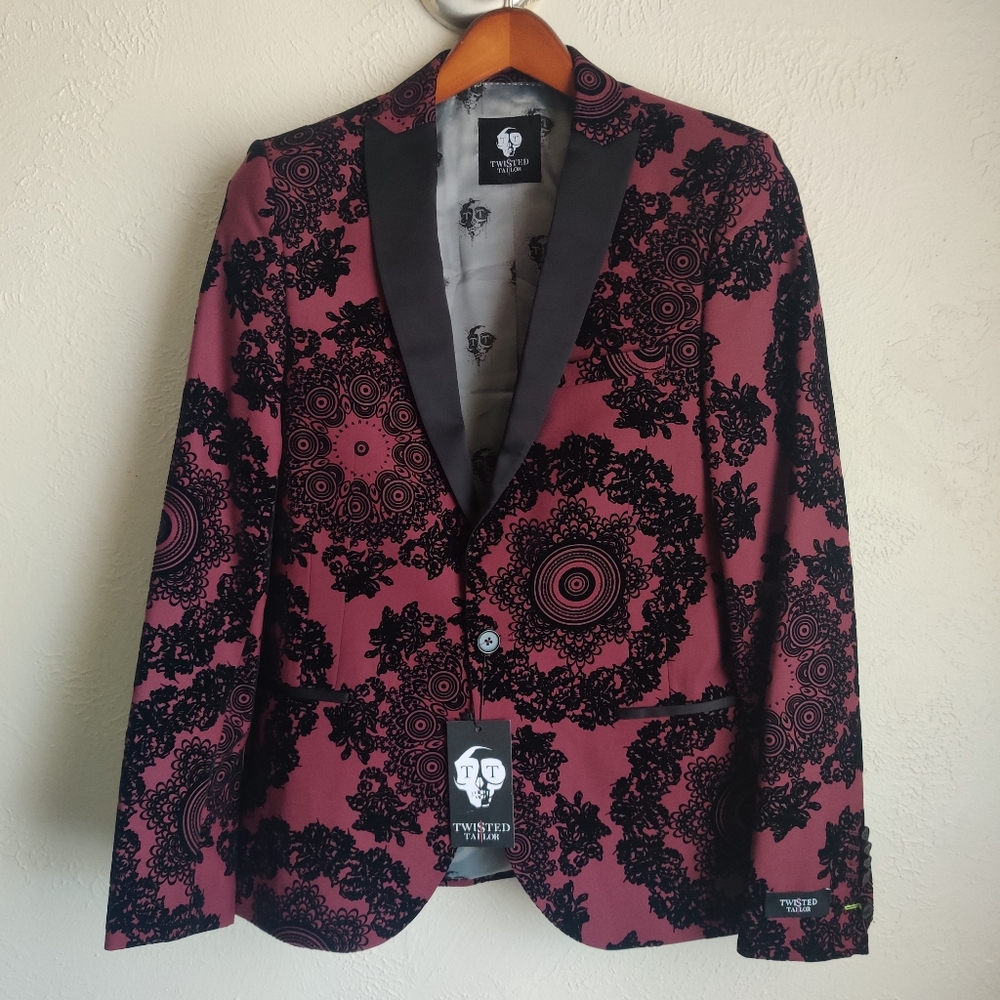 Twisted Tailor NWT Wool Blend Evening Suit Dinner Cocktail Jacket